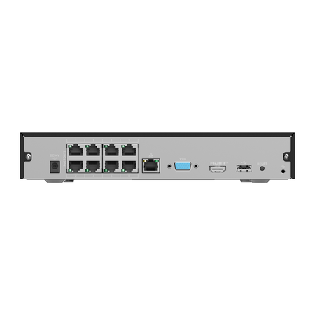 Videoregistratore NVR per telecamere IMOU - 8 porte PoE con 18 canali video IP - Compressione H.265 / H.264