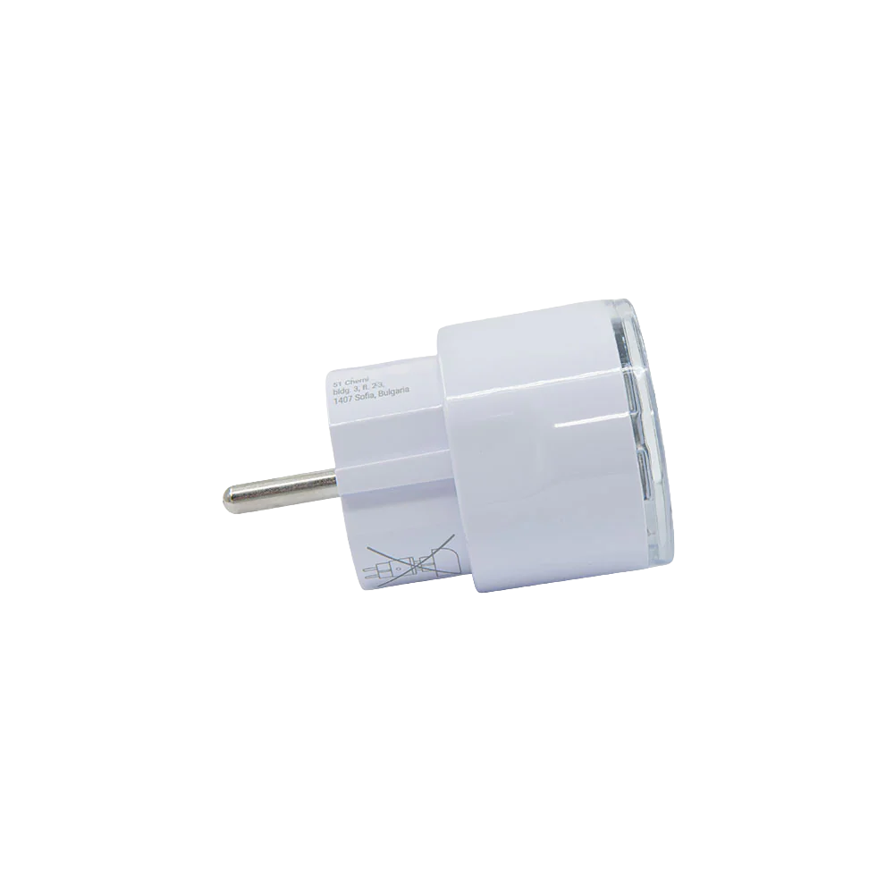 Shelly Plug PM Gen3 (Bianco) - Misurazione di tensione, corrente ed energia - Senza relè: fornitura sempre garantita