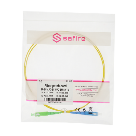 Safire Cavo di collegamento in fibra ottica simplex - Fibra monomodale G657A2 ad alte prestazioni