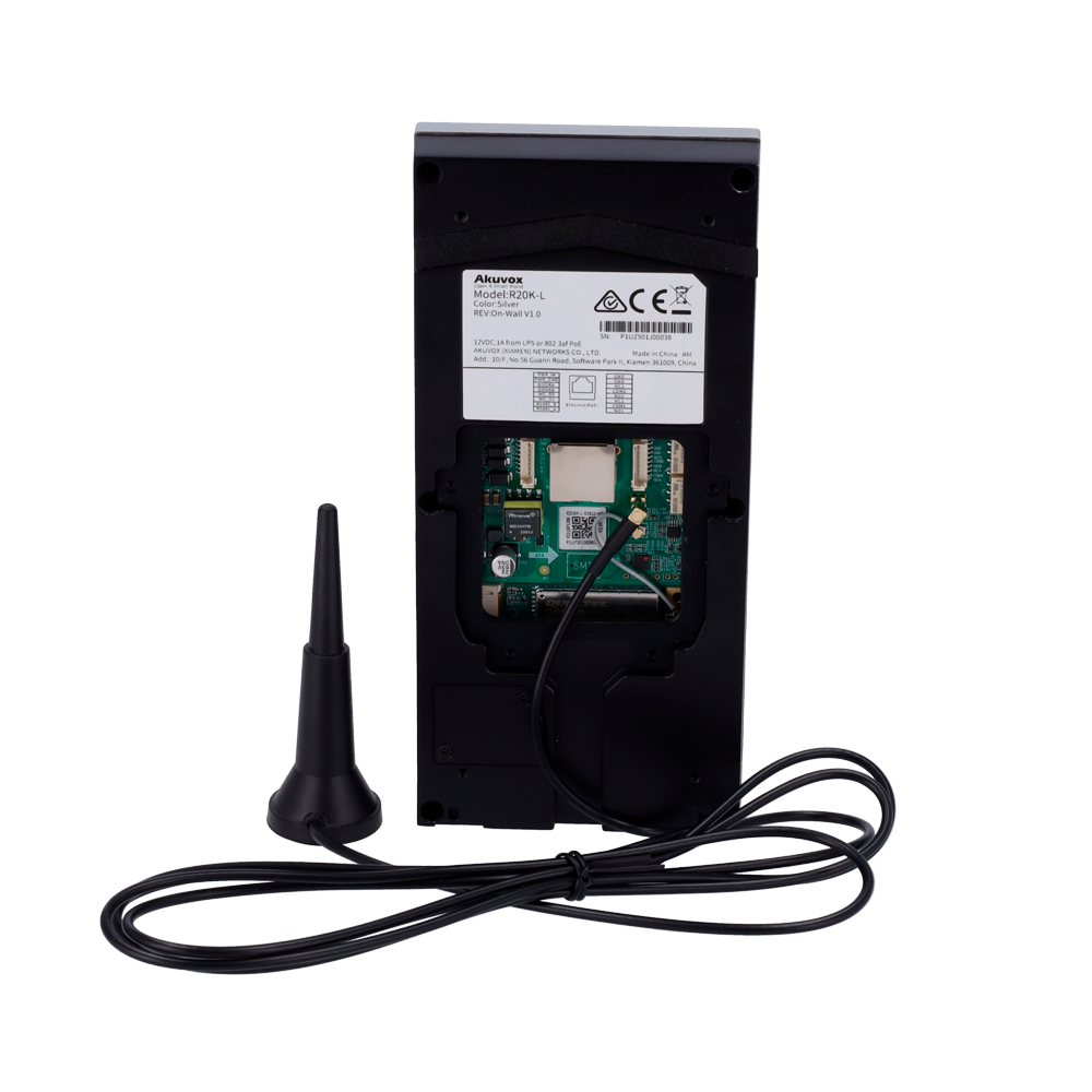 Akuvox Videocitofono IP da parete - Telecamera 2 Mp | Audio bidirezionale - Apertura con scheda EM/MF, NFC e PIN | 2 rel