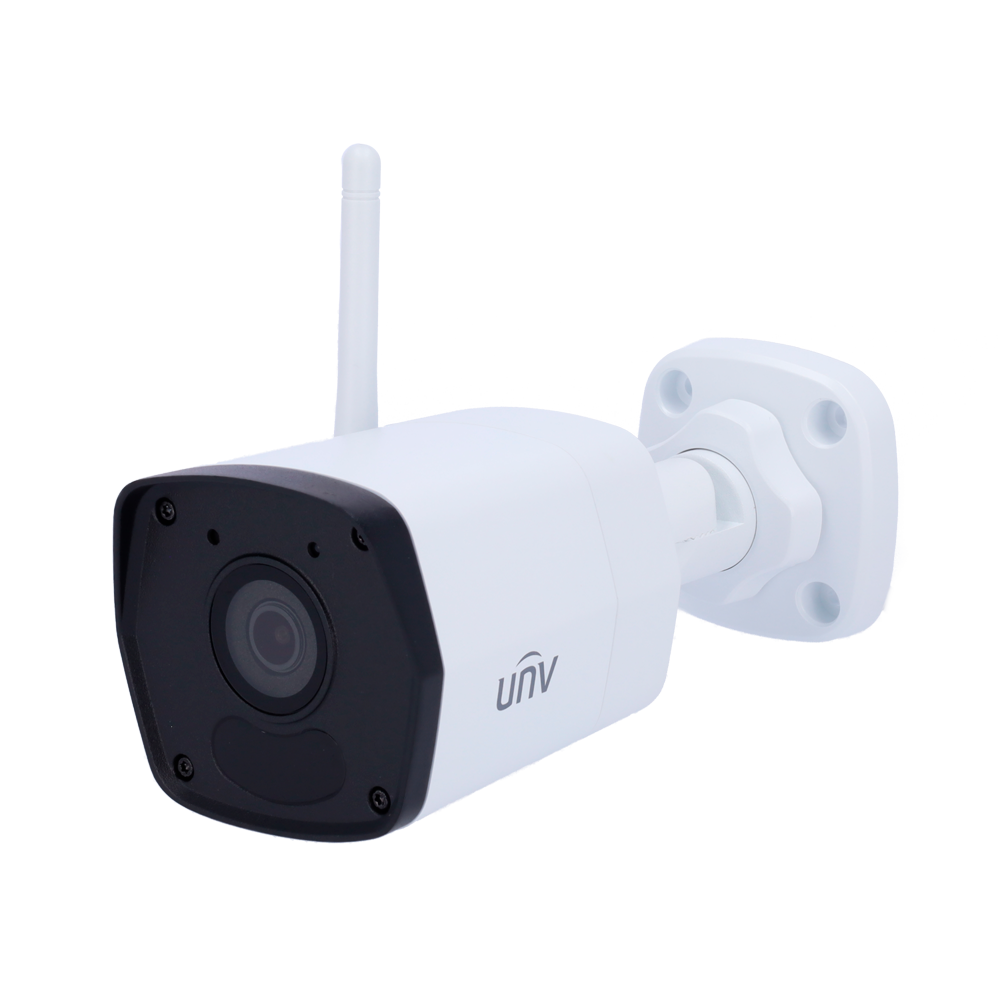 Kit di Videosorveglianza Uniview - Connessione Ethernet e WiFi - NVR 4 canali IP - 4 Telecamere bullet IP67