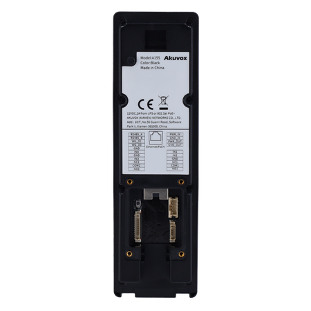 Akuvox Controllo accessi IP65 IK07 - Riconoscimento facciale, scheda MF, NFC, BLE e QR | 2 relè