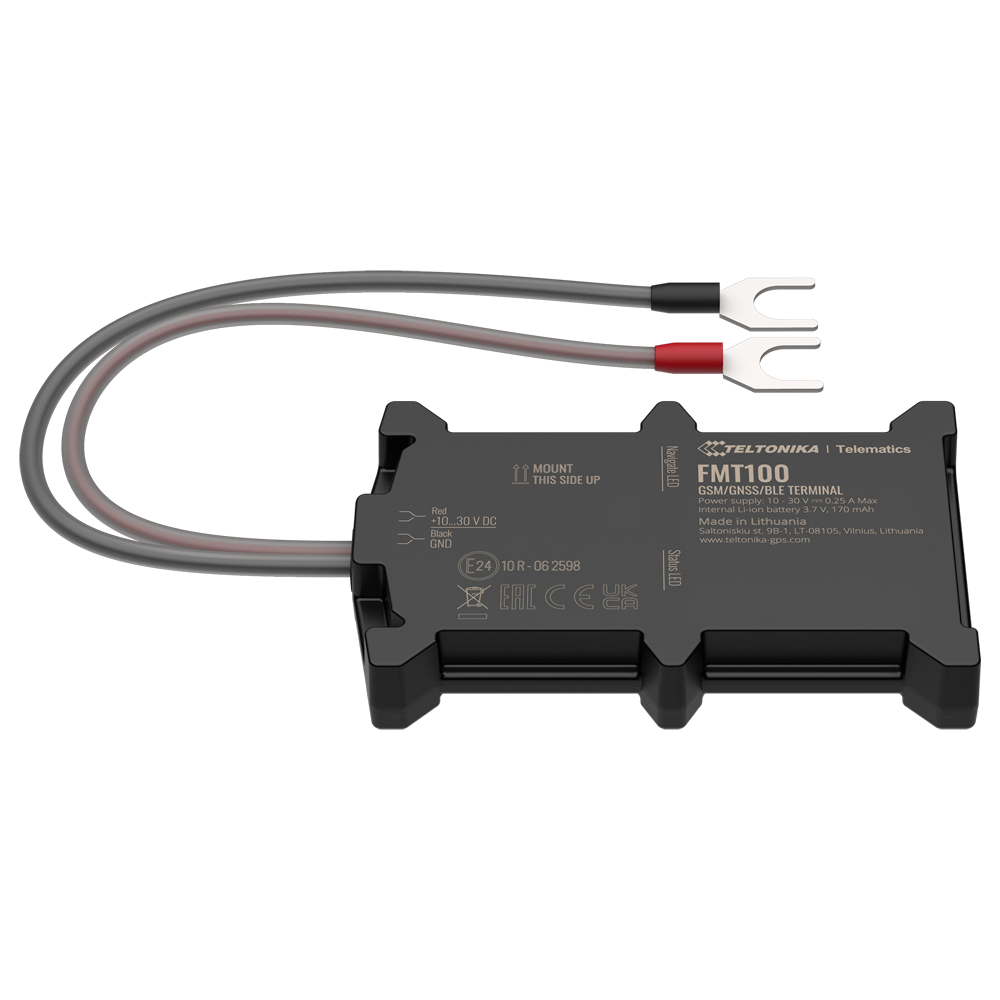 Teltonika Telematic Tracker Plug & Play per veicoli - Collegamento della batteria del veicolo