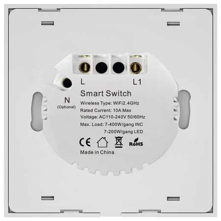 NVS-FLATWALLSWITCH-101-WRB