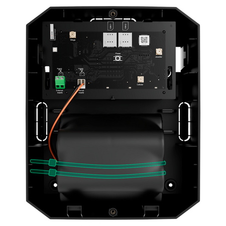Batteria interna non ricaricabile - Connettore per il collegamento all'Hub BP integrato