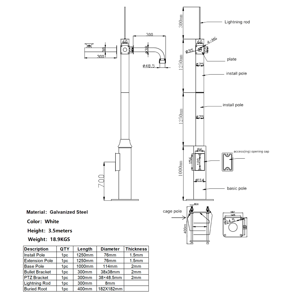 POLE-350-D