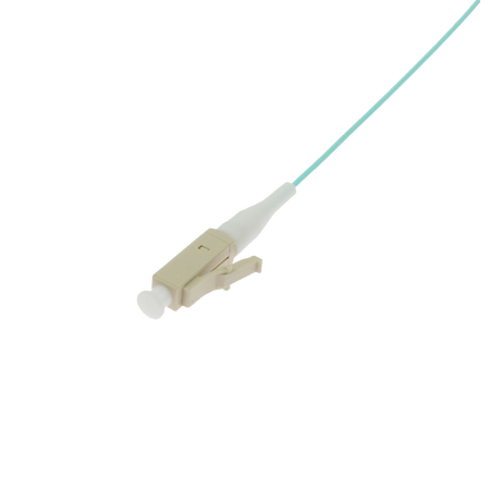 Safire Pigtail in fibra ottica simplex - Fibra multimodale OM4 ad alta velocità - Connettore LC con finitura UPC