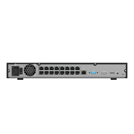 Videoregistratore NVR per telecamere IMOU - 16 Porte PoE e 36-Ch accesso - Compressione H.265