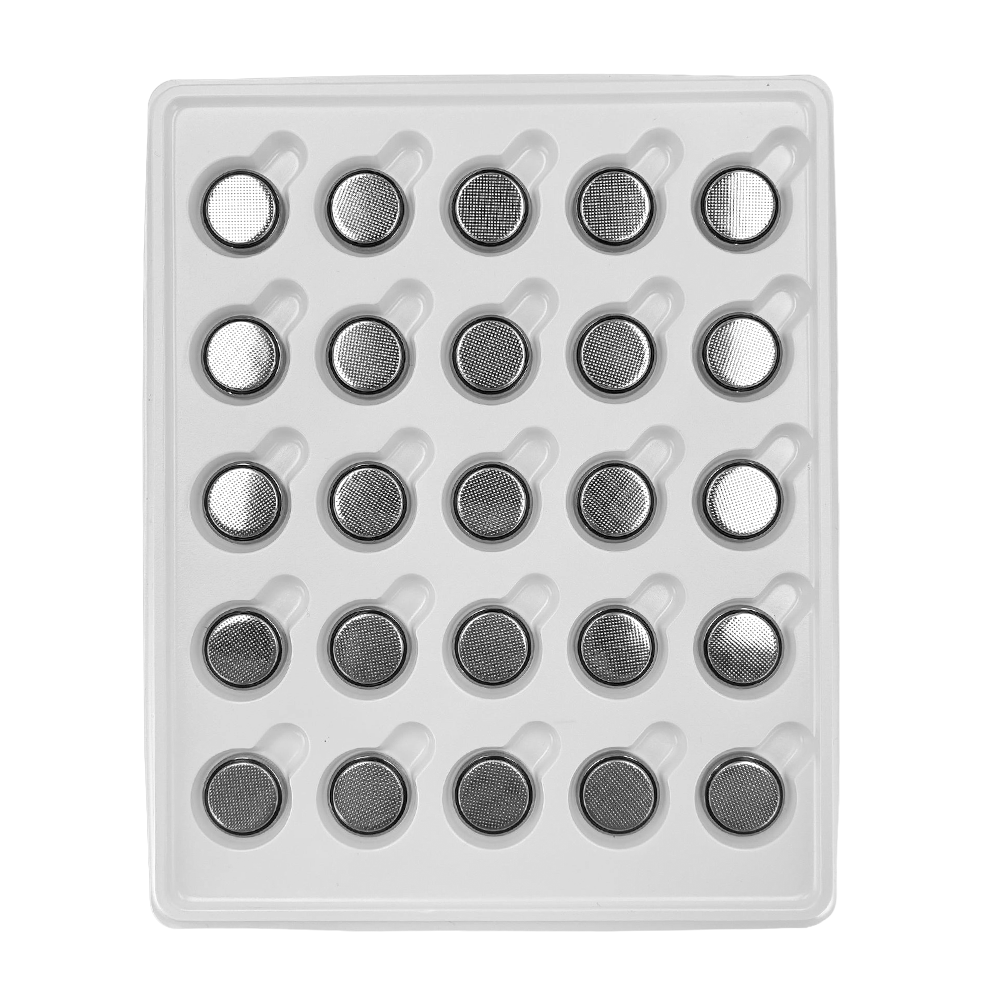Pack 25x Batterie a bottone CR1632 - Vendita in vassoio 25ud | Prezzo per vassoio - Lito Li-MnO2 non ricaricabile