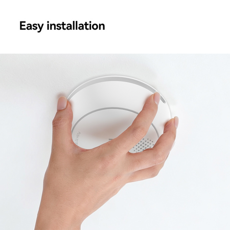 Rilevatore di fumo IMOU - Sirena 85 dB integrata - Protocollo Zigbee / Richiede Hub (incluso) - Multi-area Linked Alarm