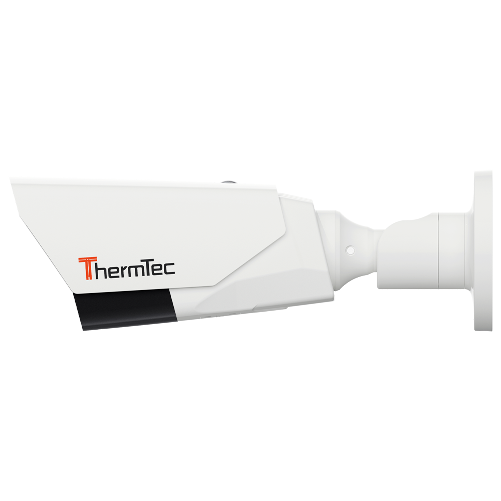 Telecamera IP bullet bispectrum di Thermtec - Sensore termico 640x512 pix., 12µm, ottica 10mm