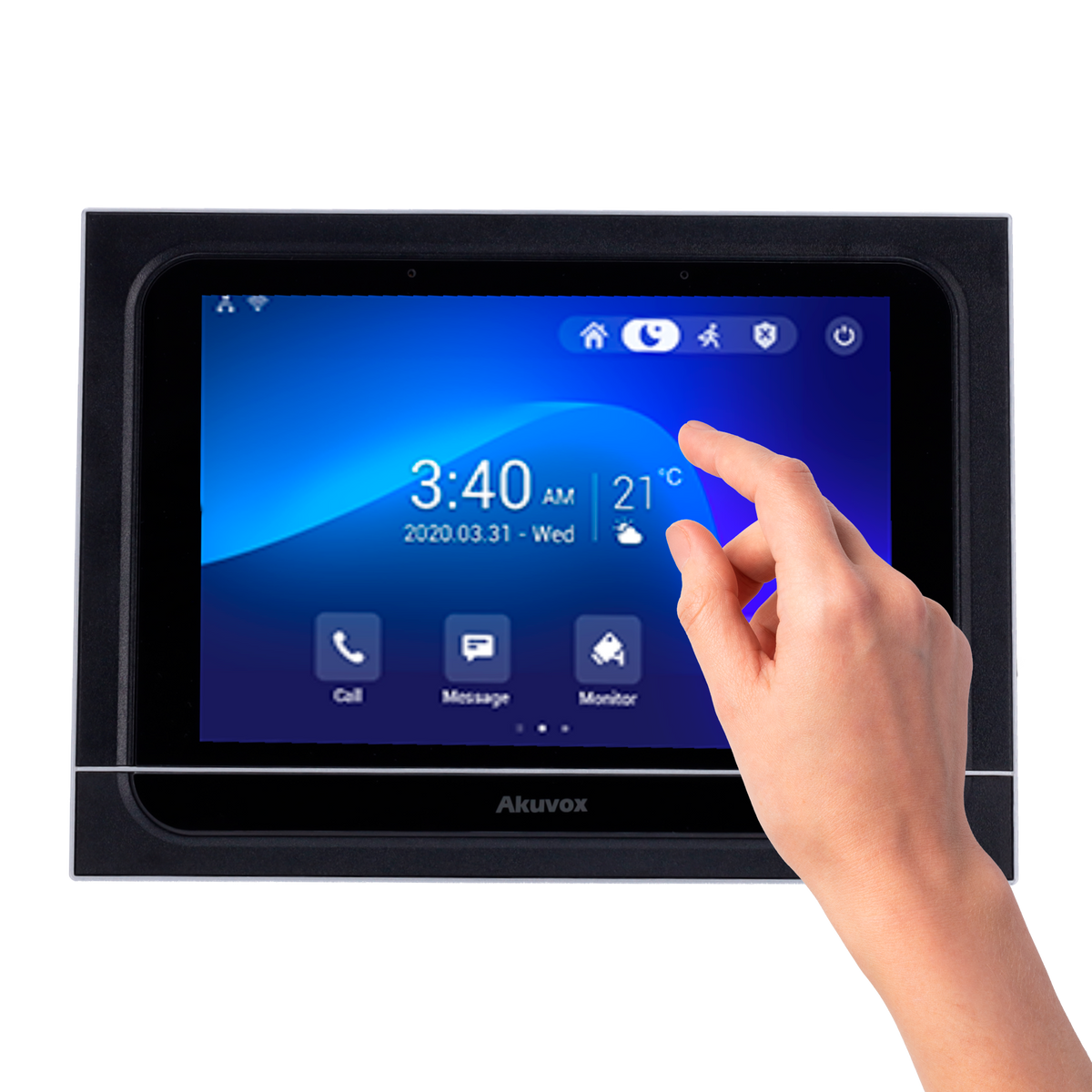 Akuvox Monitor Android 9.0 per Videocitofono - Display IPS di 7" - Audio bidirezionale Crystal Clear | Easy UI