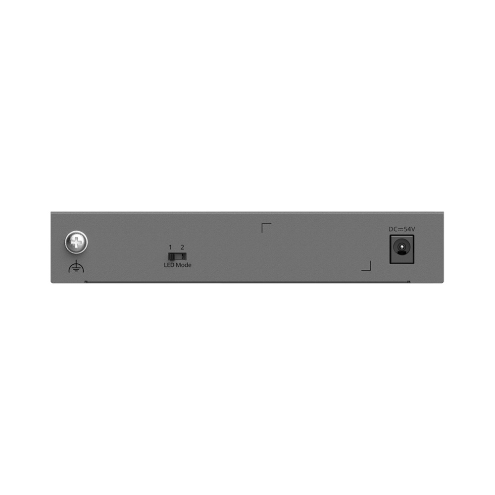 Ruijie Reyee Cloud Managed L2 PoE Switch - 6 porte Gigabit e 1 slot SFP di uplink - 4 porte PoE/PoE+ con potenza di 40 W