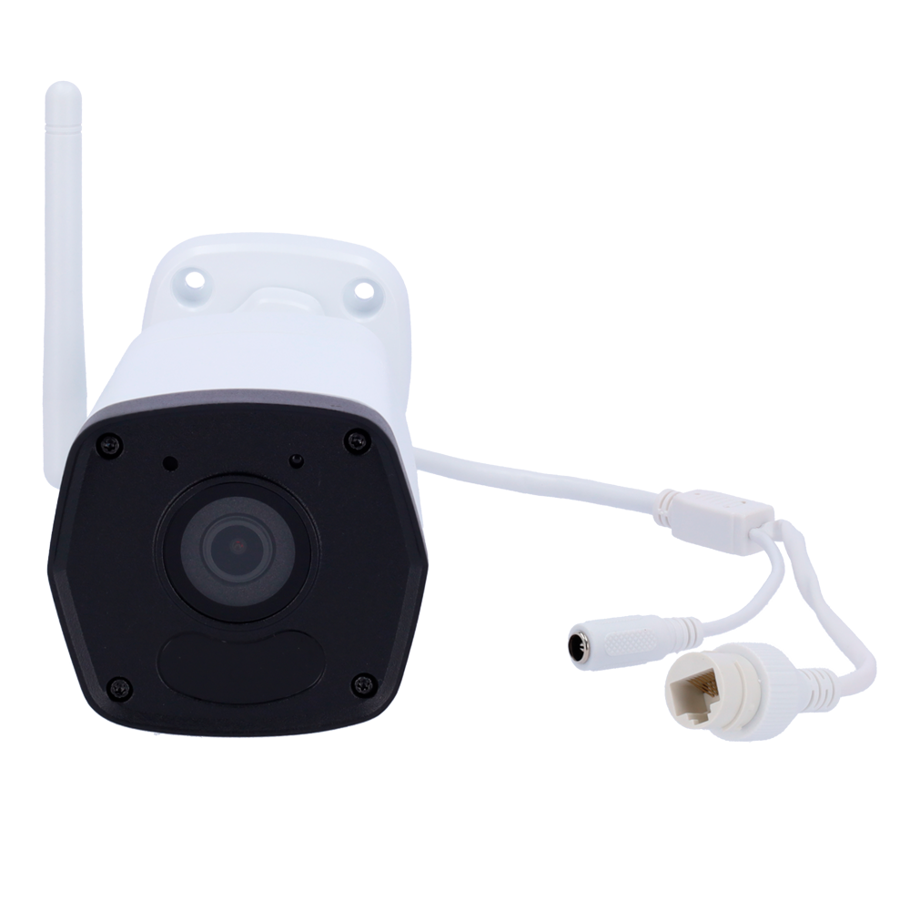 Kit di Videosorveglianza Uniview - Connessione Ethernet e WiFi - NVR 4 canali IP - 4 Telecamere bullet IP67