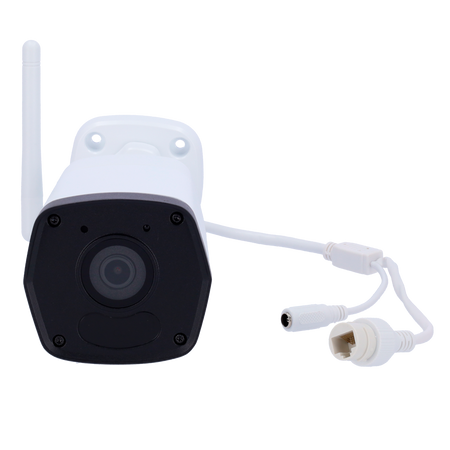 Kit di Videosorveglianza Uniview - Connessione Ethernet e WiFi - NVR 4 canali IP - 4 Telecamere bullet IP67
