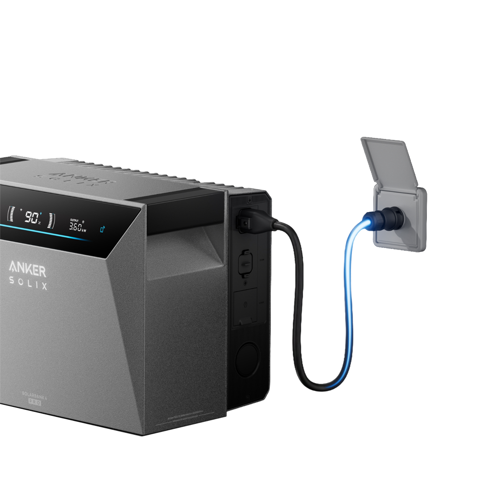 Batteria intelligente Anker Solix - Potenza 2500W - Batteria LiFePO4 5024Wh - Ricarica solare / rete elettrica