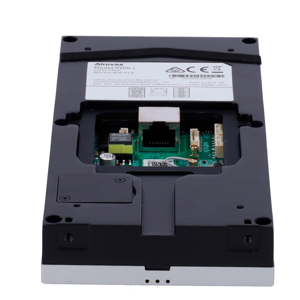 Akuvox Videocitofono IP da parete - Telecamera 2 Mp | Audio bidirezionale - Apertura con scheda EM/MF, NFC e PIN | 2 rel