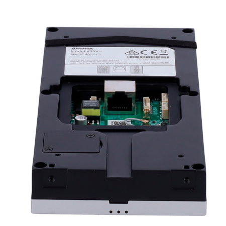 Akuvox Videocitofono IP da parete - Telecamera 2 Mp | Audio bidirezionale - Apertura con scheda EM/MF, NFC e PIN | 2 rel