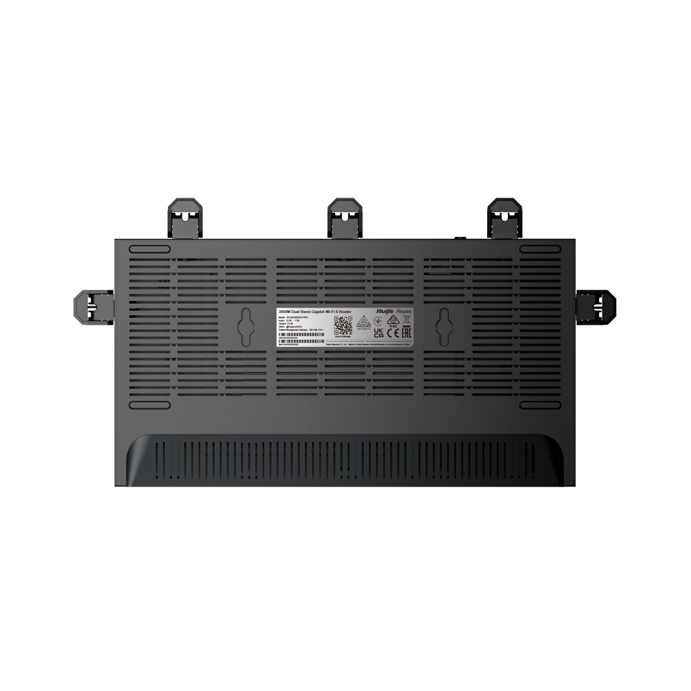 Reyee Router Gigabit Mesh Wi-Fi 6 AX3000 - Aggregazione dei collegamenti WAN - 4 Porte RJ45 10/100/1000 Mbps