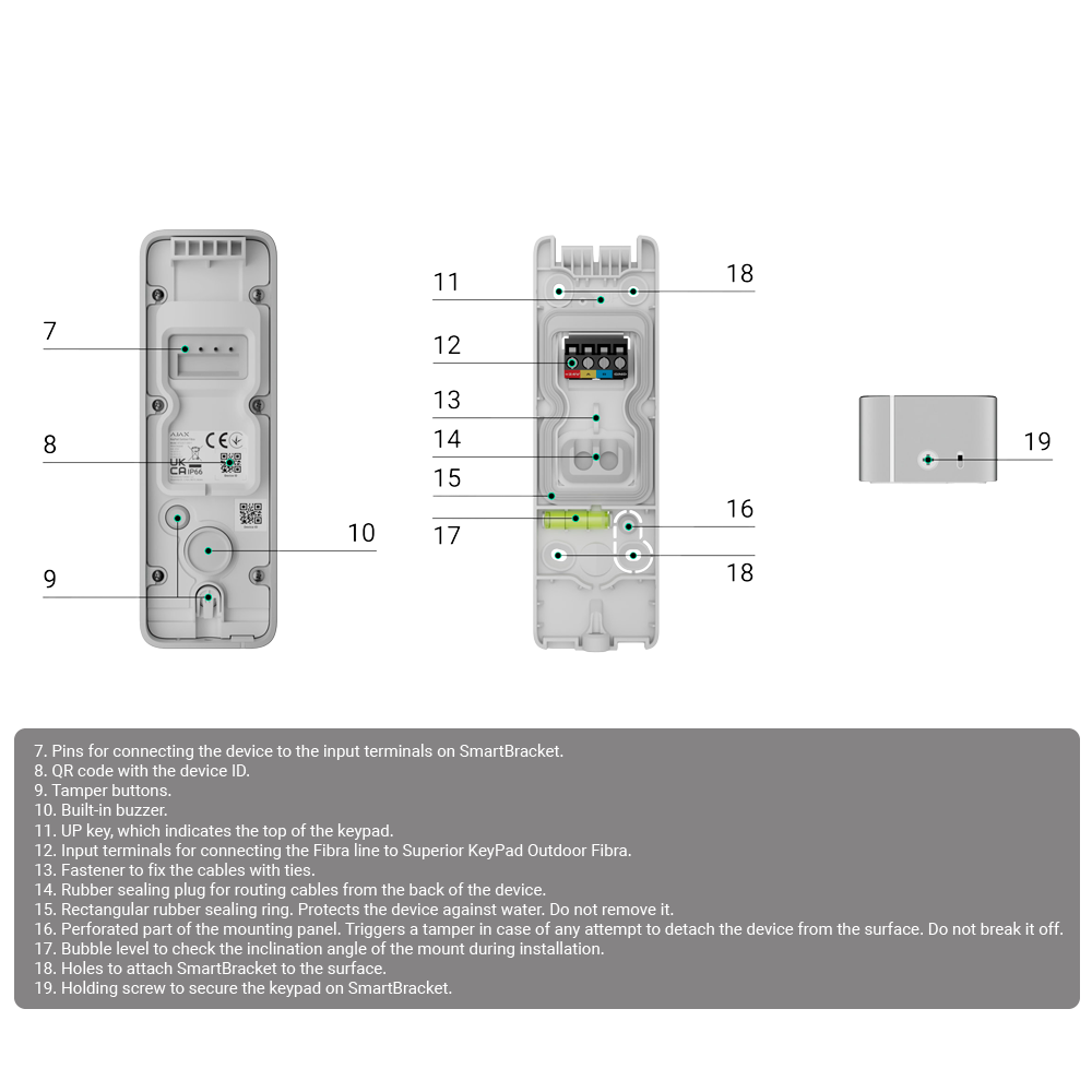 FIBRA-KEYPADOUTDOOR-GRA