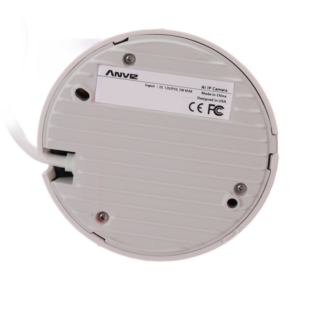 Anviz Telecamera Dome IP - Risoluzione 5 Mp (2880x1620) - Ottica 2.8 mm | IR 10m. Compatibile con ONVIF.