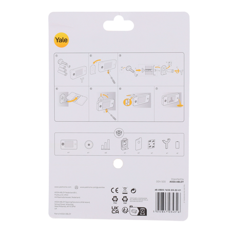 YALE-DOORVIEWER500-SILVER