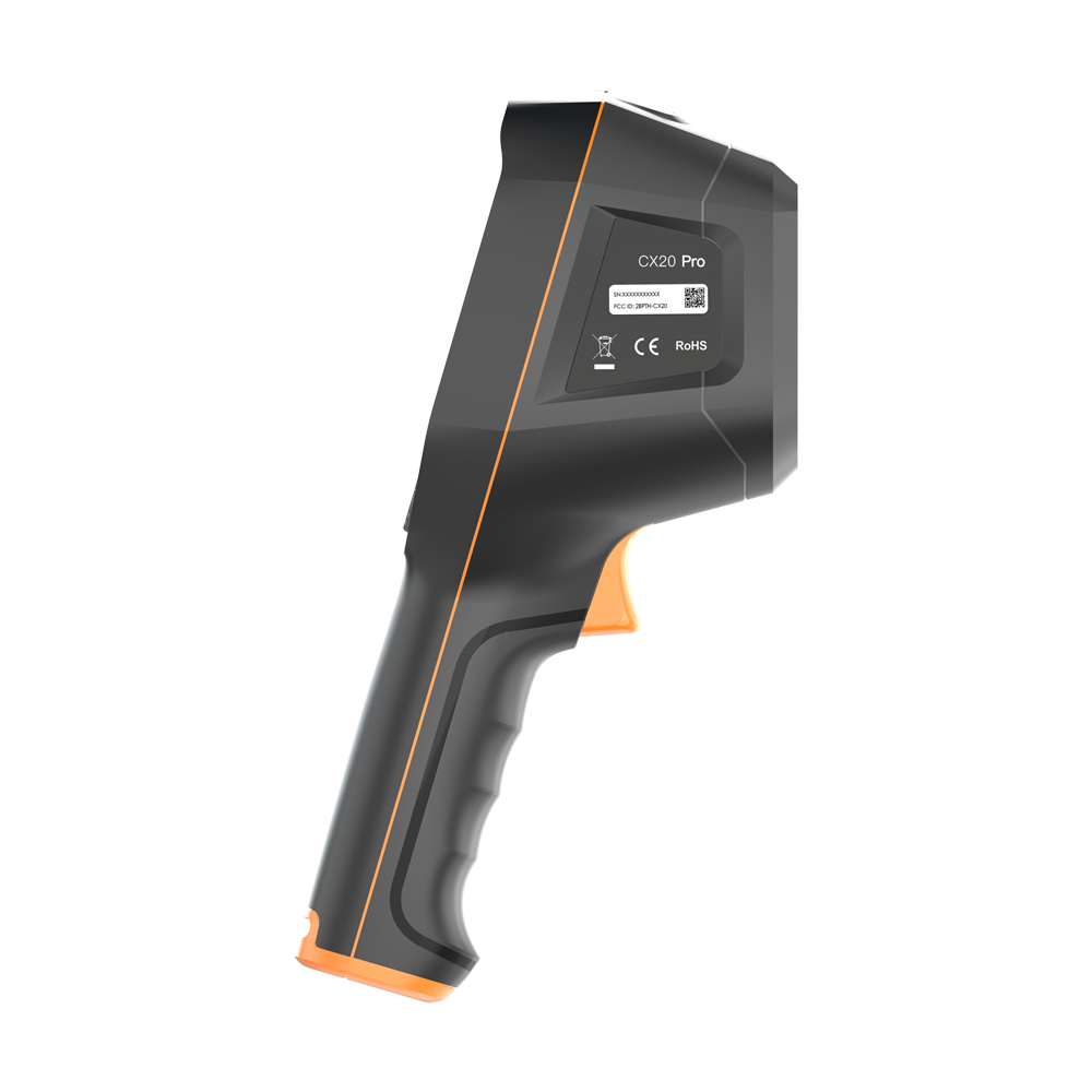 Termocamera portatile Raythink - Sensore termico 256x192 pixel di 12µm - Sensore ottico 2Mpx
