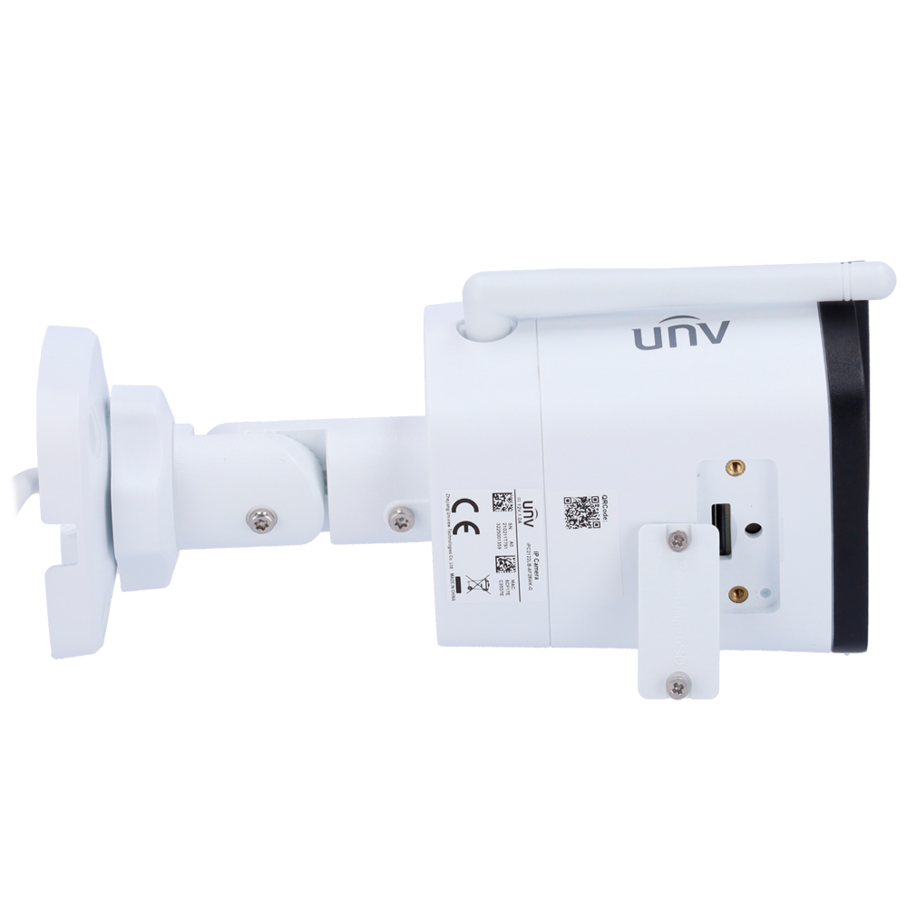 Kit di Videosorveglianza Uniview - Connessione Ethernet e WiFi - NVR 4 canali IP - 4 Telecamere bullet IP67