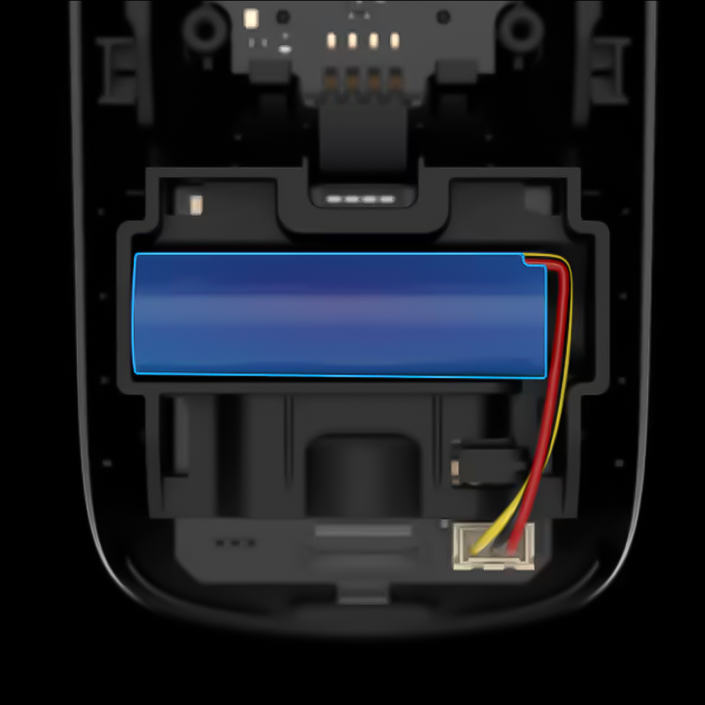 Pila LTO14500 - Lito LTO ricaricabile - Tensione 2.4V / Retrattile Molex 5284 - Capacità nominale 500mAh