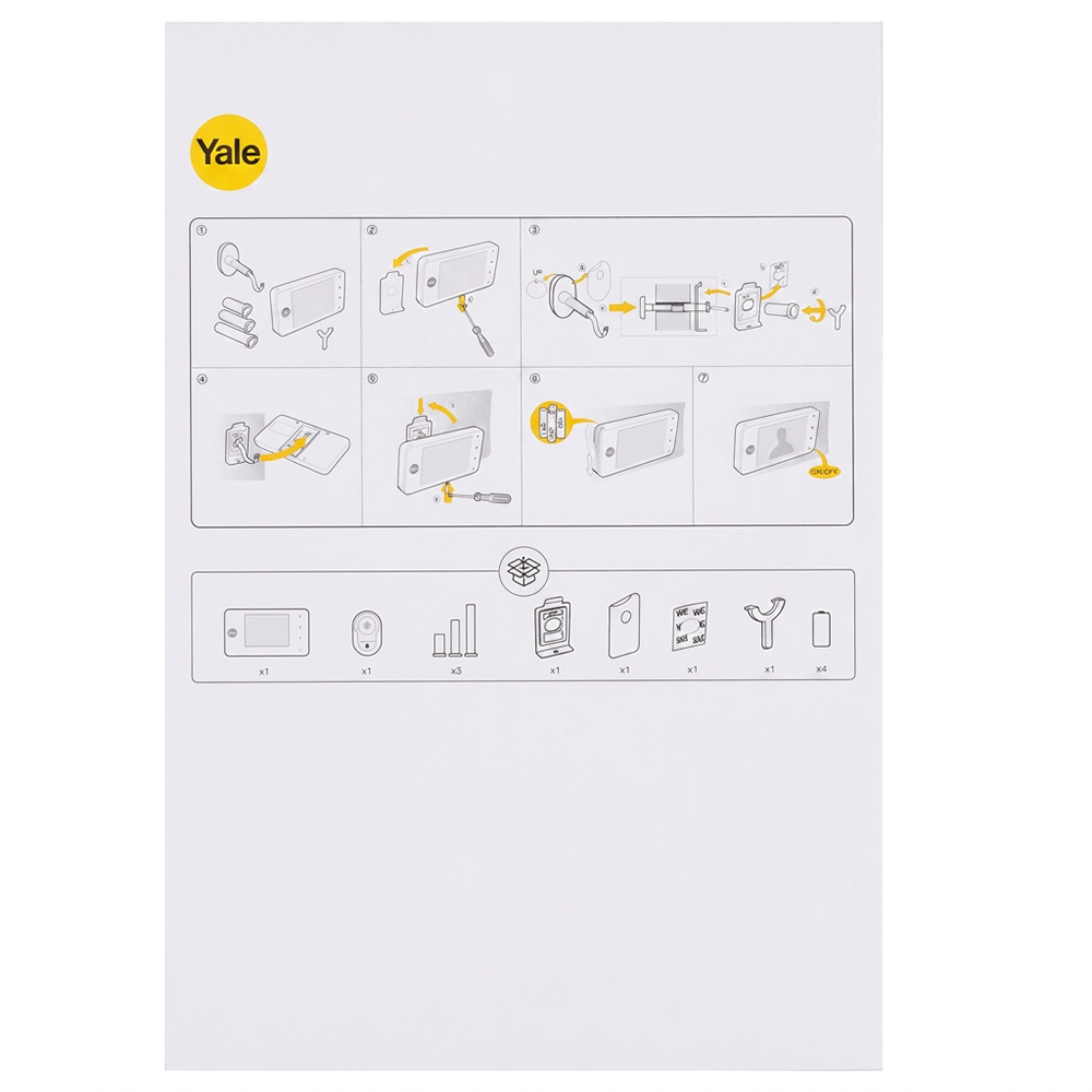 YALE-DOORVIEWER4500-SILVER
