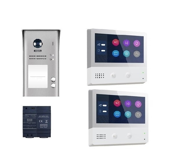 Kit video citofonico bifamiliare TWO